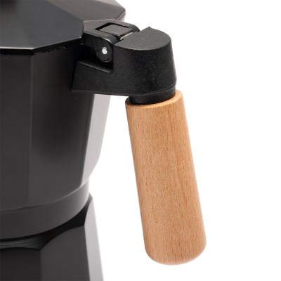 ESTIA ΜΠΡΙΚΙ ESPRESSO 300ml ΜΕ ΣΩΜΑ ΑΛΟΥΜΙΝΙΟΥ ΜΑΥΡΟ