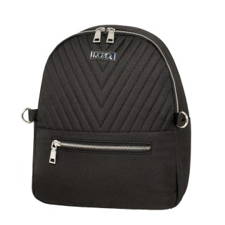 Polo Chiqua Γυναικεία Τσάντα Πλάτης 2 σε 1 Μαύρη 9-11-004-2000