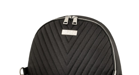 Polo Chiqua Γυναικεία Τσάντα Πλάτης 2 σε 1 Μαύρη 9-11-004-2000