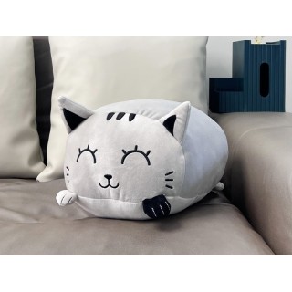 Total Gift Παιδικό Διακοσμητικό Μαξιλάρι Cat Γκρι XL2208 Μ35xΥ33εκ.