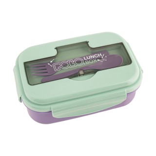 Polo Δοχείο Φαγητού P/P Πλαστικό Μωβ/Πετρόλ 9-51-038-4657