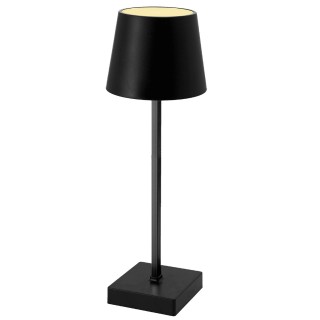 Φωτιστικό LED Επιτραπέζιο Επαναφορτιζόμενο Μεσαίο Μαύρο 32x9cm