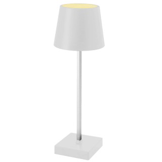 Φωτιστικό LED Επιτραπέζιο Επαναφορτιζόμενο Μεσαίο Λευκό 32x9cm