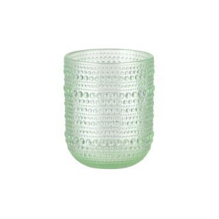 ESTIA ΠΟΤΗΡΙ ΝΕΡΟΥ ΧΑΜΗΛΟ DOTS ΓΥΑΛΙΝΟ 273ml ΠΡΑΣΙΝΟ
