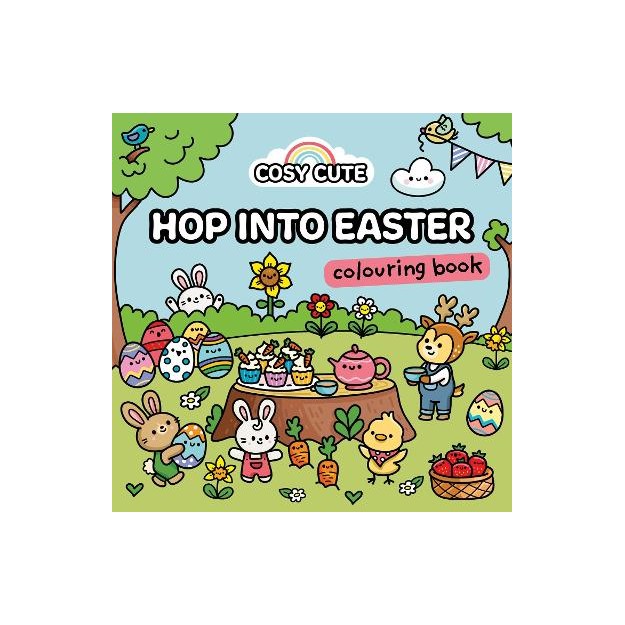 COSY CUTE HOP INTO EASTER : COLOURING BOOK PB