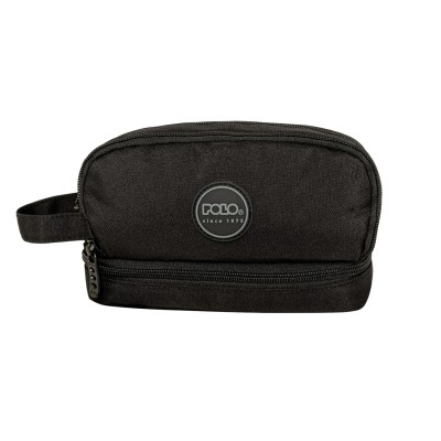 Polo Handle Τριπλή Κασετίνα Υφασμάτινη Μαύρη 9-37-015-2000