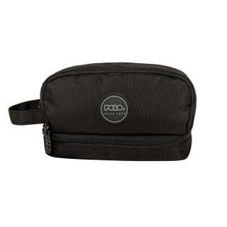 Polo Handle Τριπλή Κασετίνα Υφασμάτινη Μαύρη 9-37-015-2000