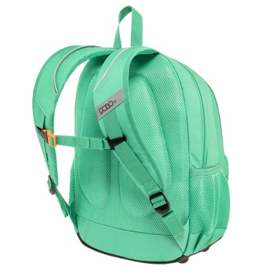 Polo Pins Σχολική Τσάντα Πλάτης Δημοτικού Πράσινη 9-01-059-6700