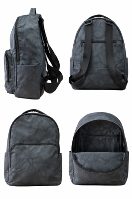 Polo Backpack Military Lady Μαύρη Παραλλαγή 9-07-153-09