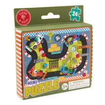 Floss&Rock Mini Puzzle Πίστα Αυτοκινήτων 24κομ.