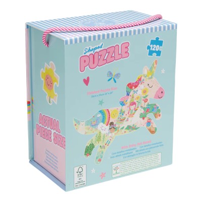 Floss&Rock Shaped Puzzle Rainbow Fairy 120κομ.