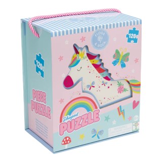 Floss&Rock Shaped Puzzle Rainbow Fairy 120κομ.