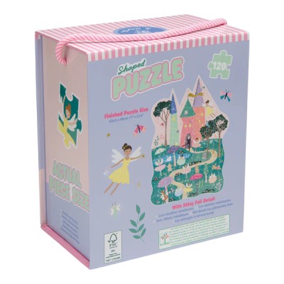 Floss&Rock Shaped Puzzle Enchanted 120κομ.