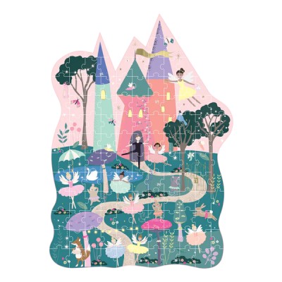 Floss&Rock Shaped Puzzle Enchanted 120κομ.