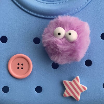 Typotrust Τσάντα Croqbag με 4 Διακοσμητικά Pins Γαλάζια 26x22εκ.