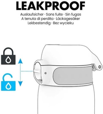 Ion8 Παιδικό Παγούρι Θερμός Ανοξείδωτο 500ml I8TS500PPUNIRAIN