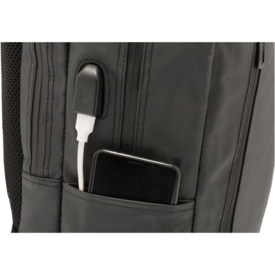 Polo Proof Υφασμάτινο Σακίδιο Πλάτης Αδιάβροχο Μαύρο 9-02-009-2000