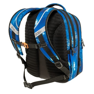 Polo Kinetic Σχολική Τσάντα Πλάτης Δημοτικού Μπλε 9-01-072-8428