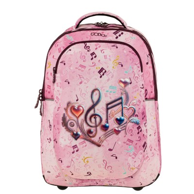 Polo Kinetic Σχολική Τσάντα Πλάτης Δημοτικού Ροζ 9-01-072-8430