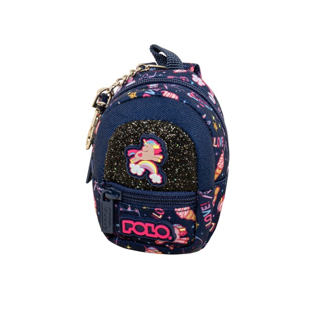 Polo Clip & Zip Mini Κλειδοθήκη-Πορτοφόλι Μωβ 9-27-006-8464