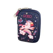 Polo Clip & Zip Mini Κλειδοθήκη-Πορτοφόλι Μωβ 9-27-006-8466