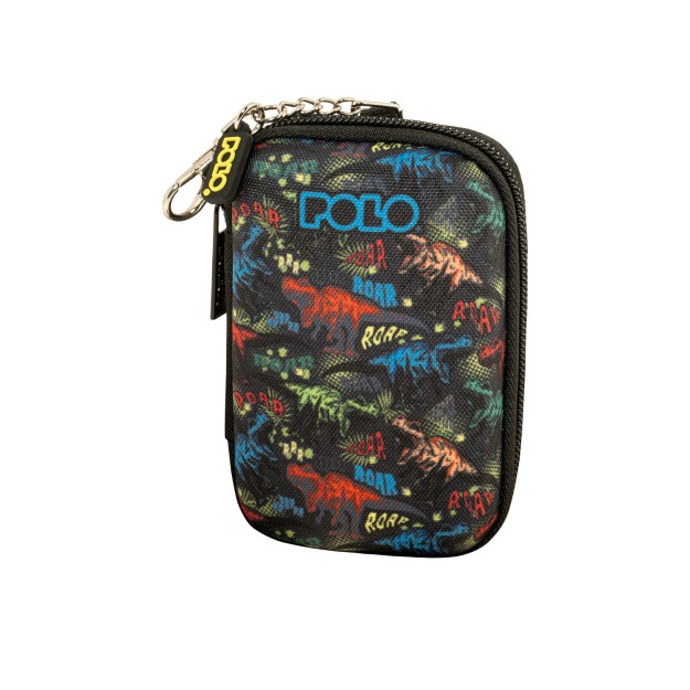 Polo Clip & Zip Mini Κλειδοθήκη-Πορτοφόλι Μαύρο/Μπλε 9-27-006-8469