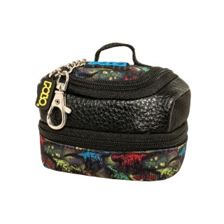 Polo Clip & Zip Mini Κλειδοθήκη-Πορτοφόλι Μαύρο/Μπλε 9-27-006-8470