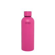 Polo Solid Μπουκάλι Θερμός από Ανοξείδωτο Ατσάλι 500ml Φούξια 9-49-034-4400