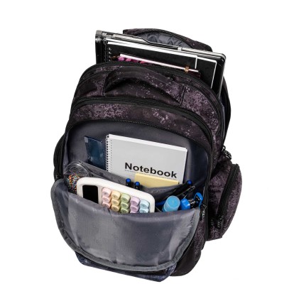 Polo Maxxi Σχολική Τσάντα Πλάτης Δημοτικού Μαύρη 9-01-057-8356