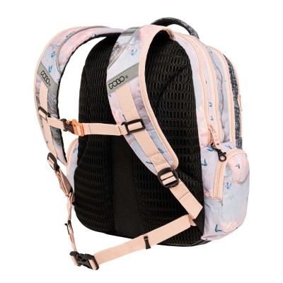 Polo Maxxi Σχολική Τσάντα Πλάτης Δημοτικού Ροζ 9-01-057-8355