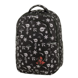 Polo Kinetic Σχολική Τσάντα Πλάτης Δημοτικού Μαύρη 9-01-072-8427