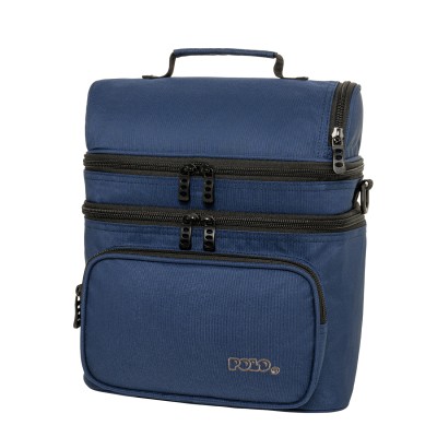 Polo Double Cooler Σχολική Τσάντα Φαγητού Μπλε 9-07-096-5000