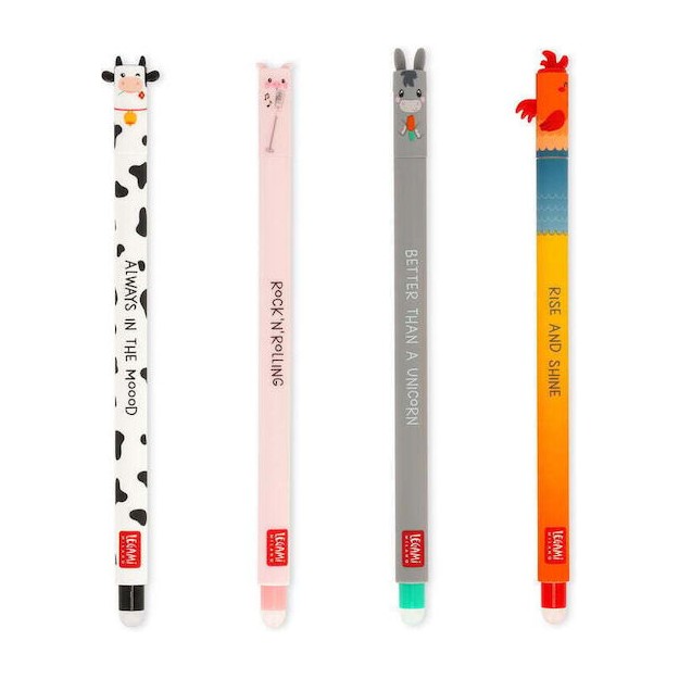 Legami Milano Farm Sweet Farm Στυλό Gel 4τμχ