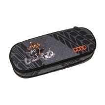 Polo Fusion Κασετίνα Διπλή Υφασμάτινη Μαύρη 9-37-077-8431