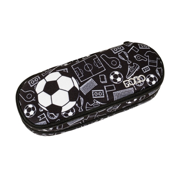 Polo Fusion Κασετίνα Διπλή Υφασμάτινη Μαύρη 9-37-077-8432