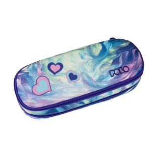 Polo Fusion Κασετίνα Διπλή Υφασμάτινη Μωβ 9-37-077-8433