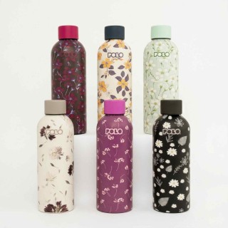 Polo Blossom Μπουκάλι Θερμός από Ανοξείδωτο Ατσάλι Μαύρο 500ml 9-49-032-8476