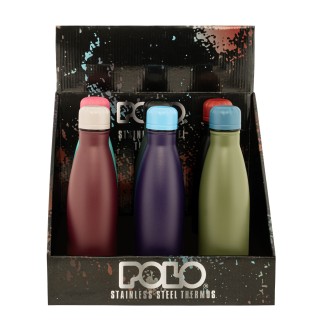 Polo Dos Μπουκάλι Θερμός από Ανοξείδωτο Ατσάλι Μωβ 500ml 9-49-004-3324