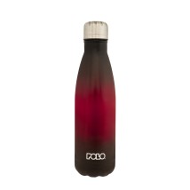Polo Degr Μπουκάλι Θερμός από Ανοξείδωτο Ατσάλι Μαύρο/Κόκκινο 500ml 9-49-004-8414