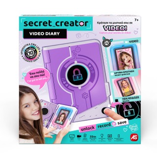 VIDEO DIARY - ΗΛΕΚΤΡΟΝΙΚΟ ΗΜΕΡΟΛΟΓΙΟ SECRET CREATOR