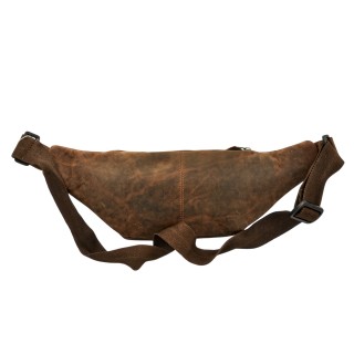 Daston 008 Ανδρικό Δερμάτινο Τσαντάκι Μέσης Hunter