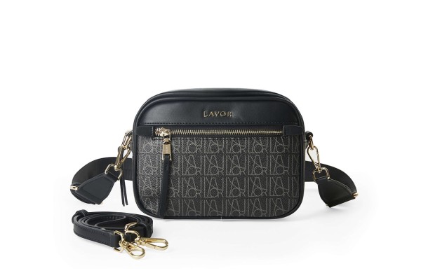 Lavor 1-901 Γυναικεία Τσάντα Χιαστί Μαύρη