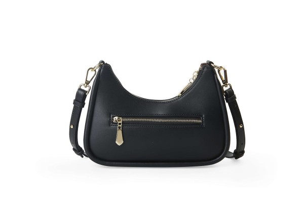 Lavor 1-903 Γυναικεία Τσάντα Χιαστί/Ώμου Μαύρη