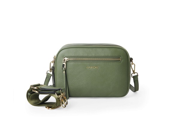 Lavor 1-905 Γυναικεία Τσάντα Χιαστί Λαδί