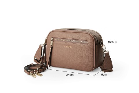 Lavor 1-905 Γυναικεία Τσάντα Χιαστί Nude