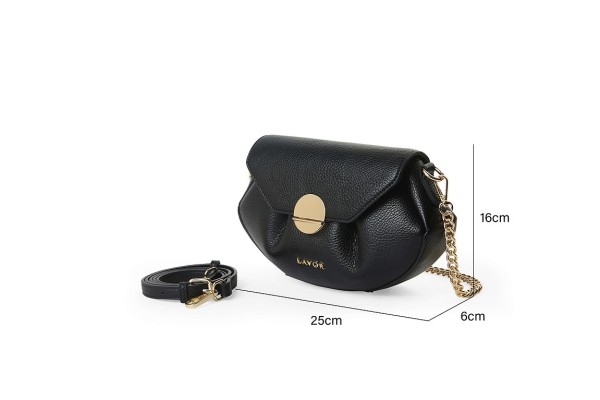 Lavor 1-906 Γυναικεία Τσάντα Ώμου/Χειρός Μαύρη