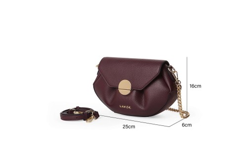 Lavor 1-906 Γυναικεία Τσάντα Ώμου/Χειρός Μπορντώ