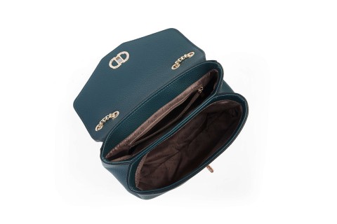 Lavor 1-907 Γυναικεία Τσάντα Ώμου/Χιαστί Τρικουάζ