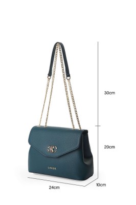 Lavor 1-907 Γυναικεία Τσάντα Ώμου/Χιαστί Τρικουάζ