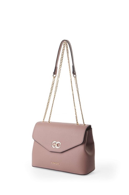 Lavor 1-907 Γυναικεία Τσάντα Ώμου/Χιαστί Ροζ